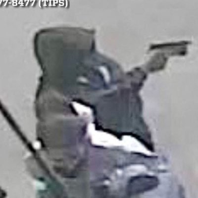 Baby in buggy shot dead